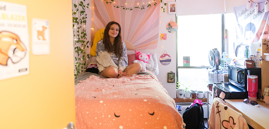 MCLA residence room