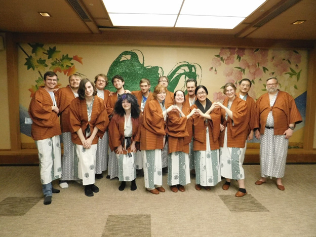 Students in robes