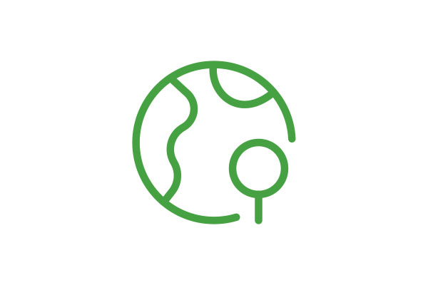 Icon Globe Search