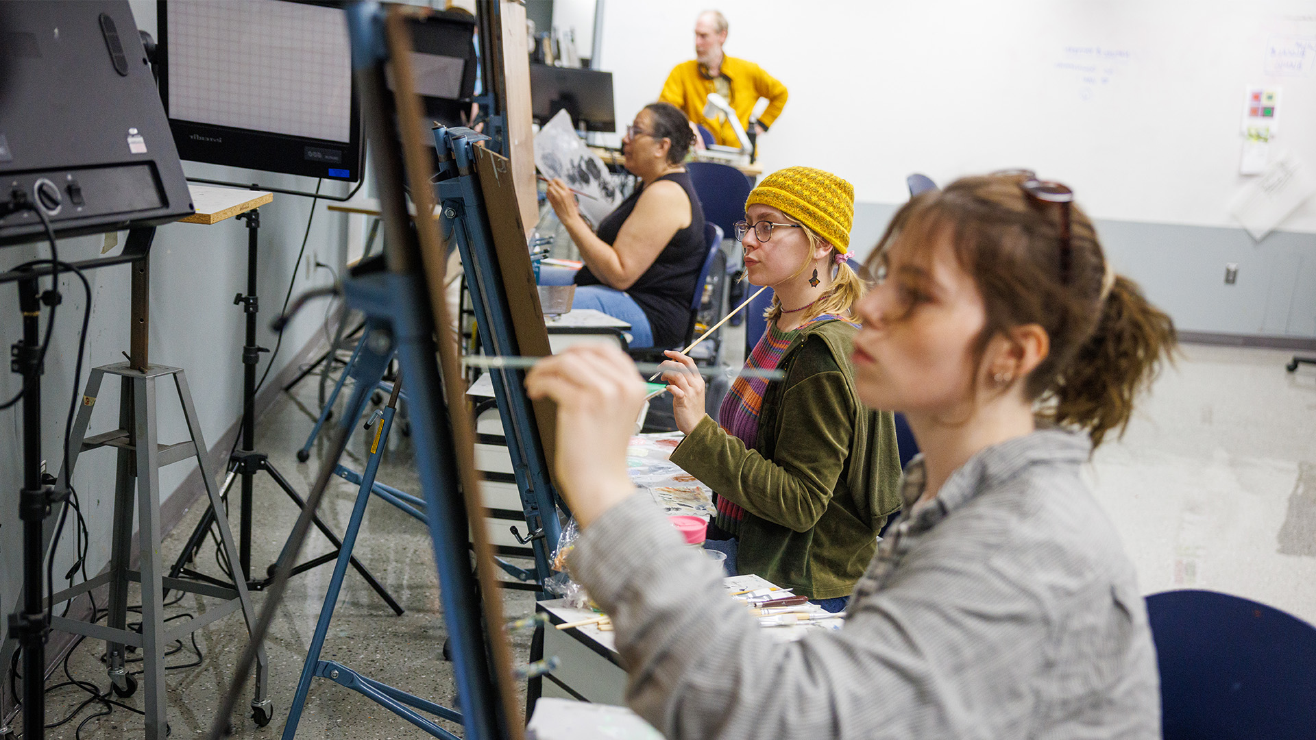 MCLA art students